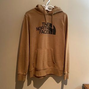 The north face men’s camel hoodie